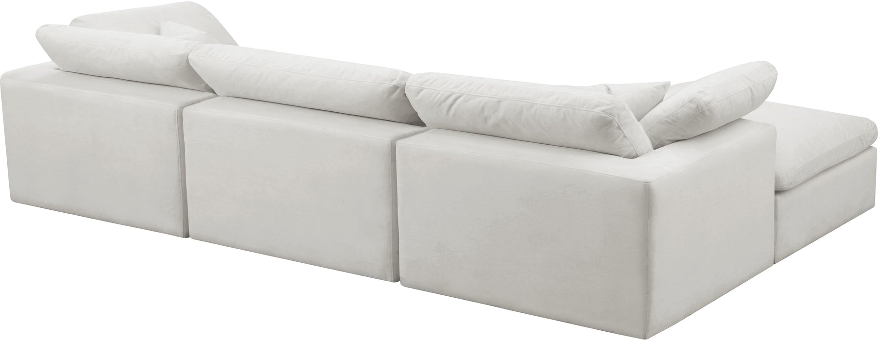 Cozy Cream Velvet Cloud Modular Sectional - Just Furniture (PA) - Multi Location