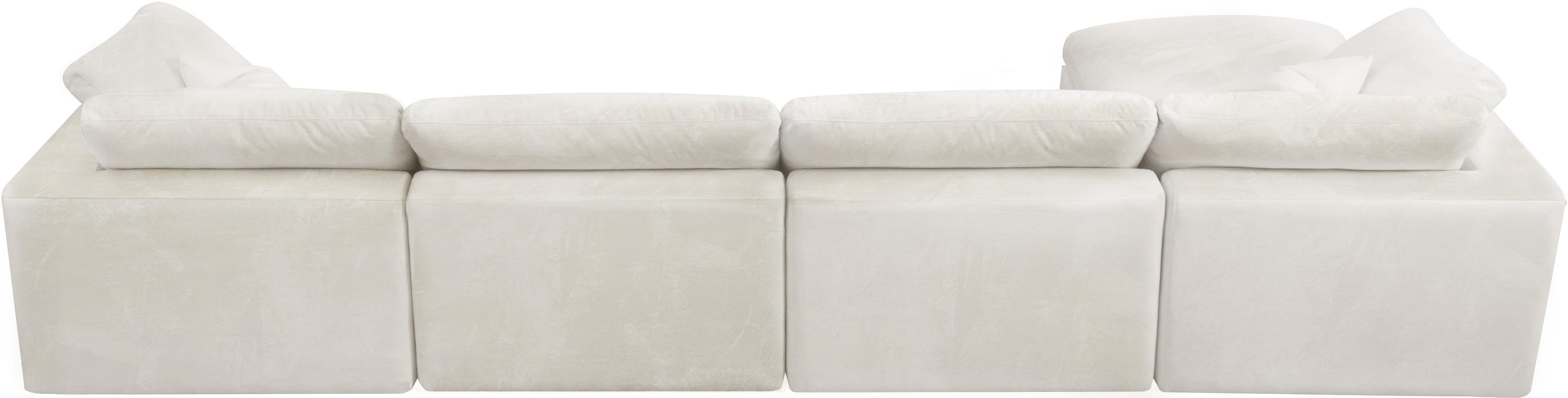 Cozy Cream Velvet Cloud Modular Sectional - Just Furniture (PA) - Multi Location