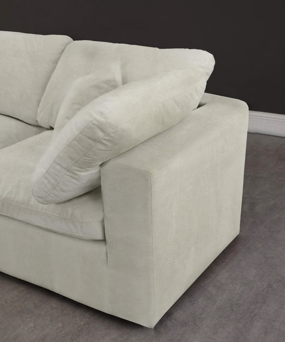 Cozy Cream Velvet Cloud Modular Sofa - Just Furniture (PA) - Multi Location