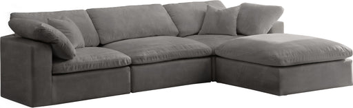 Cozy Grey Velvet Cloud Modular Sectional - Just Furniture (PA) - Multi Location