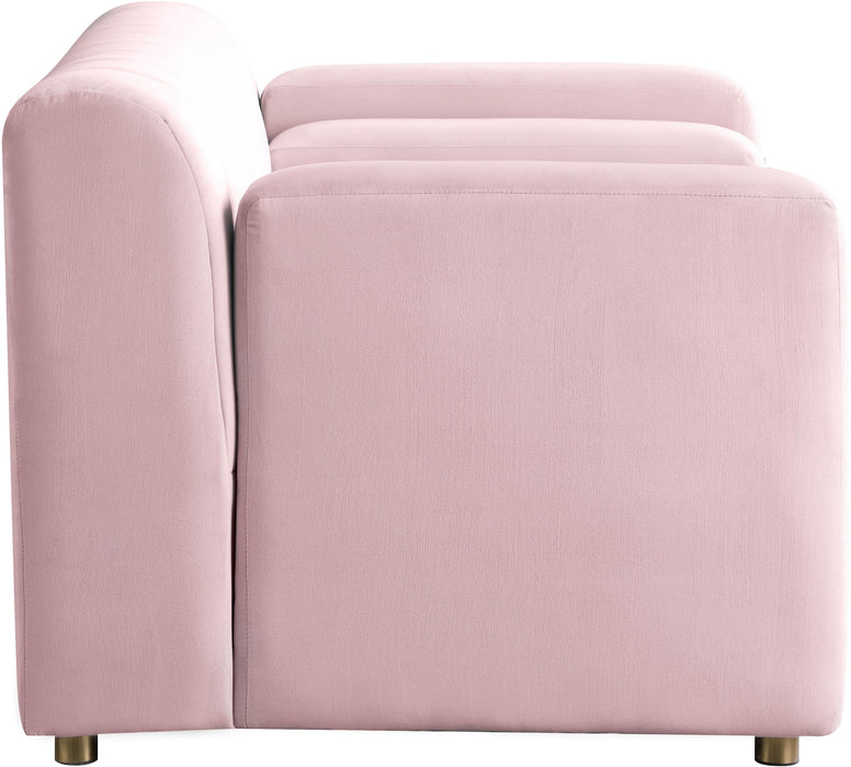 Naya Pink Velvet Chair - Just Furniture (PA) - Multi Location