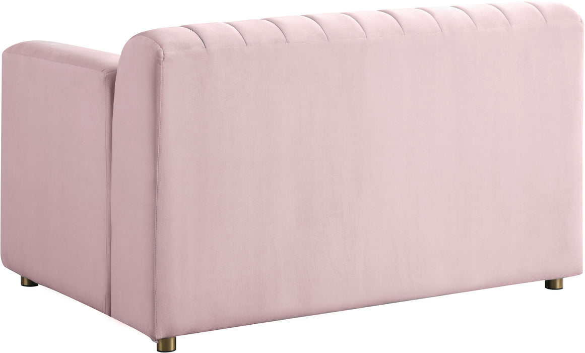 Naya Pink Velvet Chair - Just Furniture (PA) - Multi Location