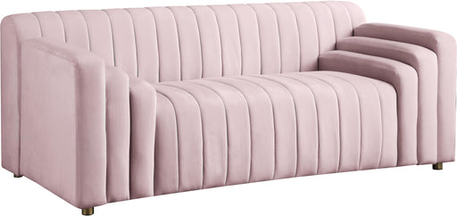 Naya Pink Velvet Loveseat - Just Furniture (PA) - Multi Location