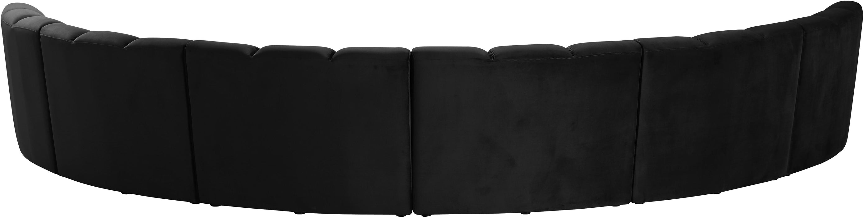 Infinity Black Velvet 6pc. Modular Sectional - Just Furniture (PA) - Multi Location