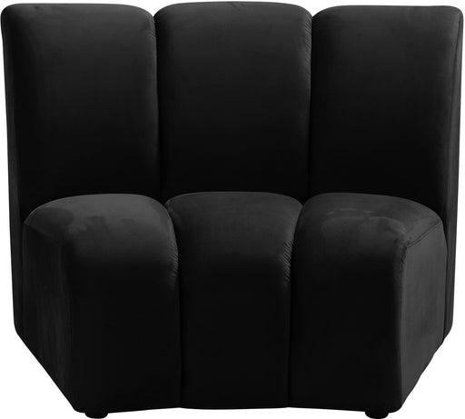 Infinity Black Velvet Modular Chair - Just Furniture (PA) - Multi Location