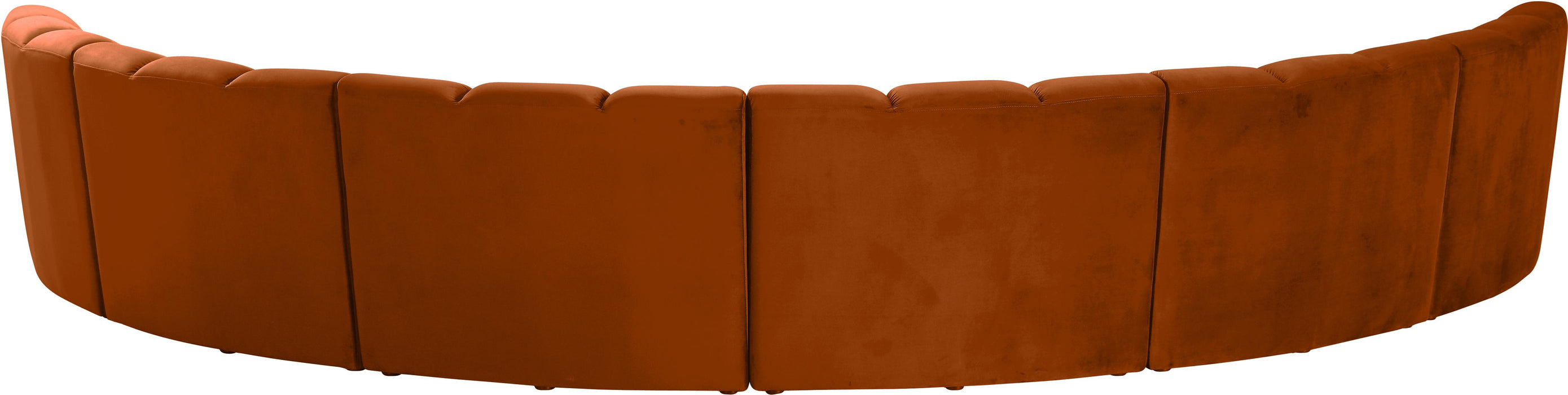 Infinity Cognac Velvet 6pc. Modular Sectional - Just Furniture (PA) - Multi Location