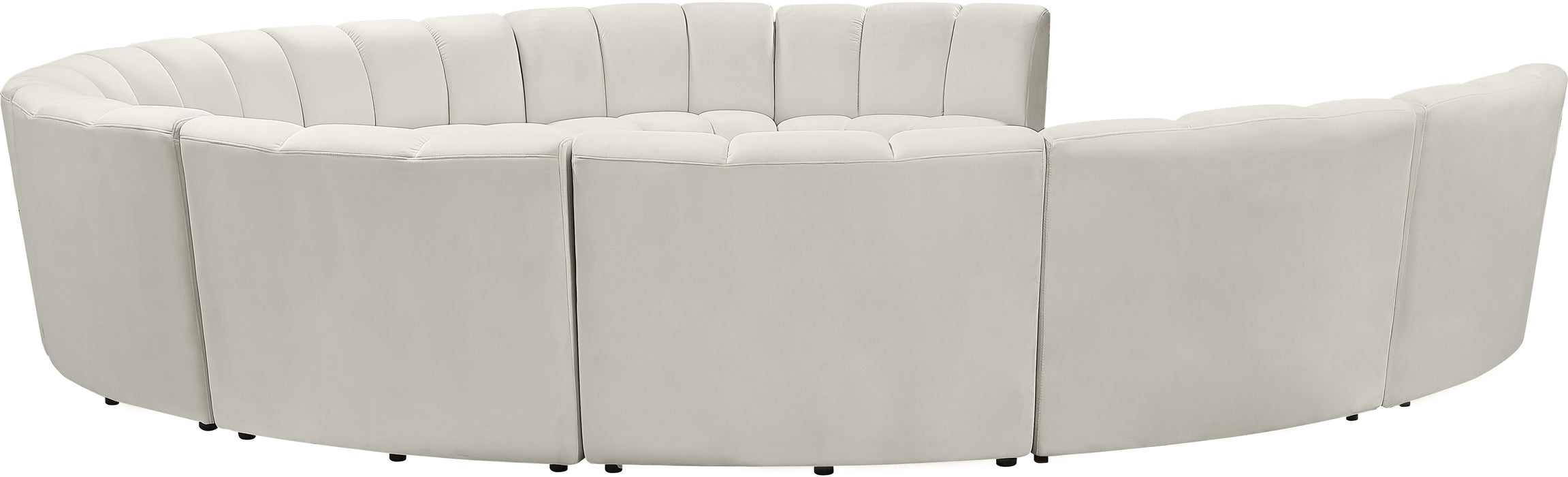 Infinity Cream Velvet 10pc. Modular Sectional - Just Furniture (PA) - Multi Location