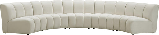 Infinity Cream Velvet 5pc. Modular Sectional - Just Furniture (PA) - Multi Location