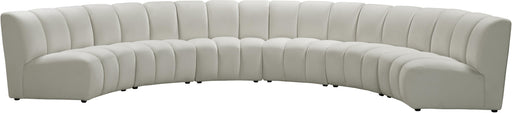 Infinity Cream Velvet 6pc. Modular Sectional - Just Furniture (PA) - Multi Location