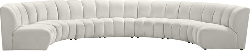 Infinity Cream Velvet 7pc. Modular Sectional - Just Furniture (PA) - Multi Location