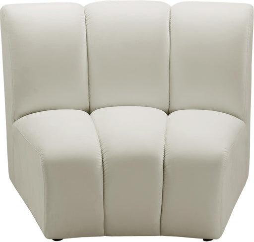 Infinity Cream Velvet Modular Chair - Just Furniture (PA) - Multi Location
