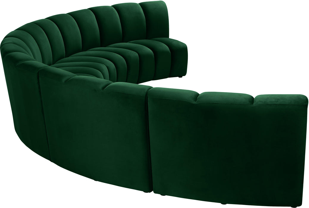 Infinity Green Velvet 5pc. Modular Sectional - Just Furniture (PA) - Multi Location