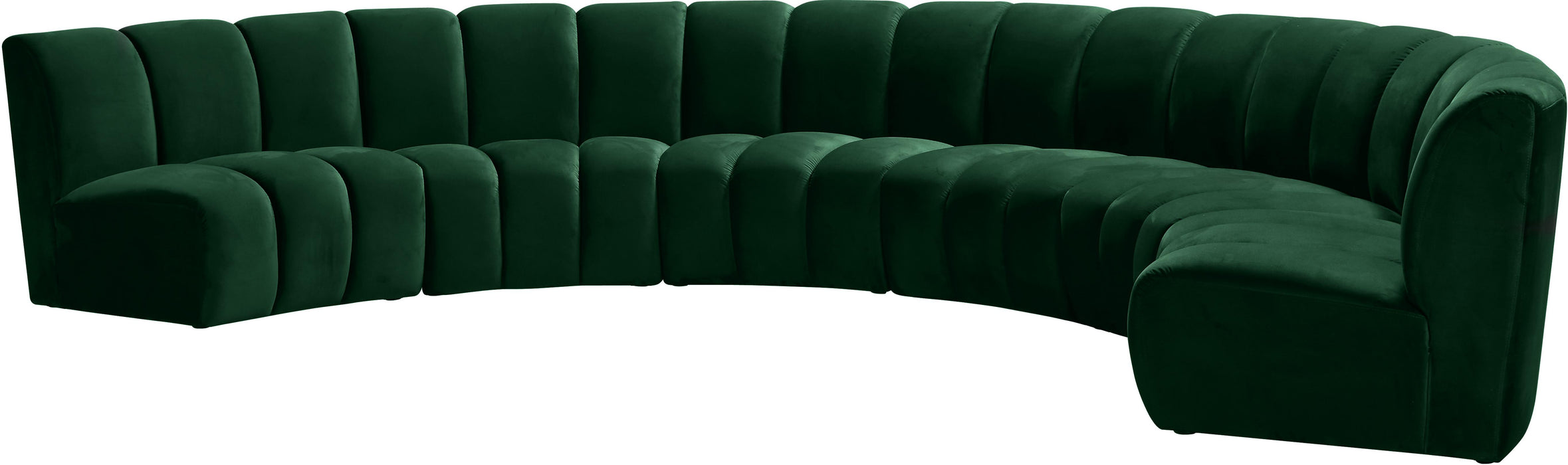 Infinity Green Velvet 6pc. Modular Sectional - Just Furniture (PA) - Multi Location