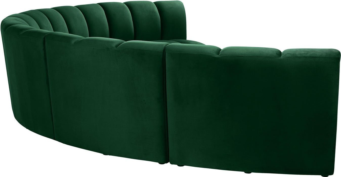 Infinity Green Velvet 6pc. Modular Sectional - Just Furniture (PA) - Multi Location