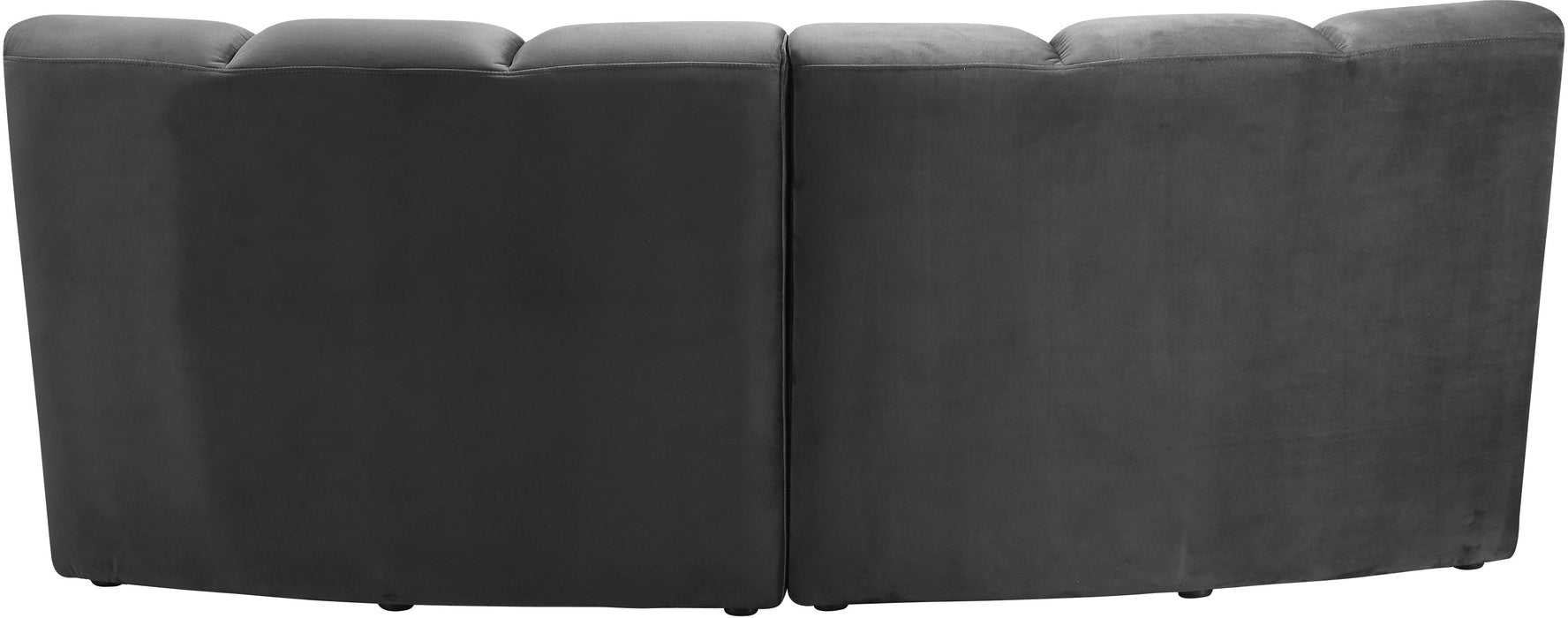 Infinity Grey Velvet 2pc. Modular Sectional - Just Furniture (PA) - Multi Location