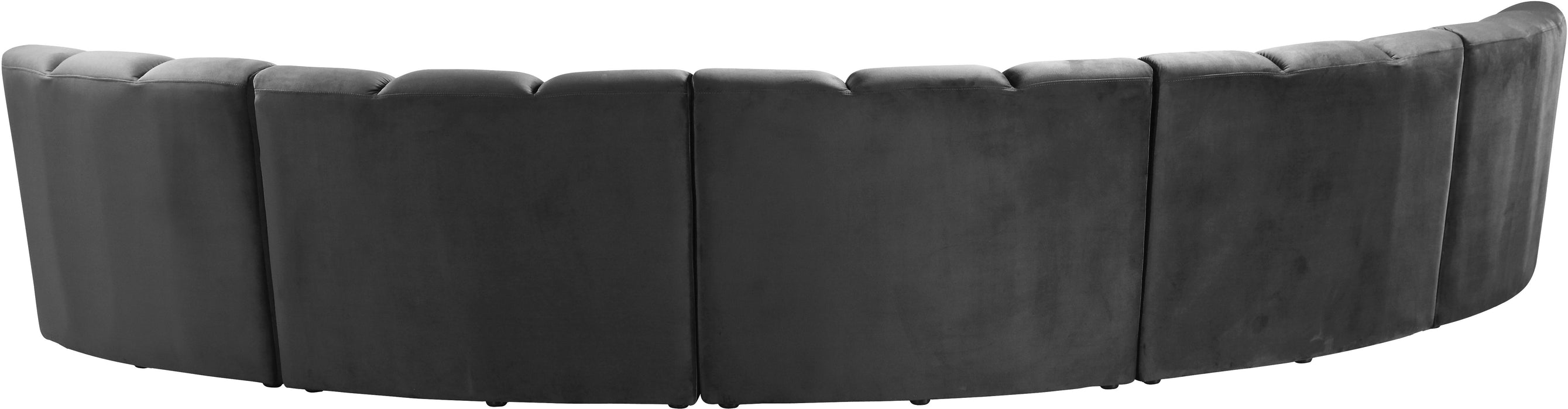 Infinity Grey Velvet 5pc. Modular Sectional - Just Furniture (PA) - Multi Location