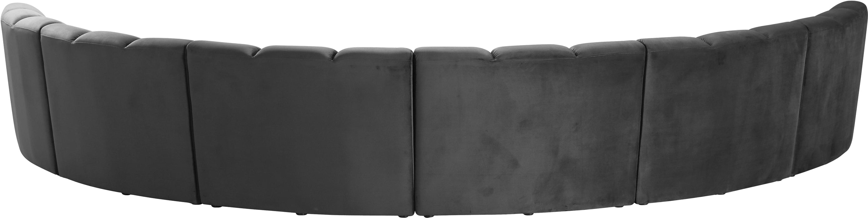 Infinity Grey Velvet 6pc. Modular Sectional - Just Furniture (PA) - Multi Location