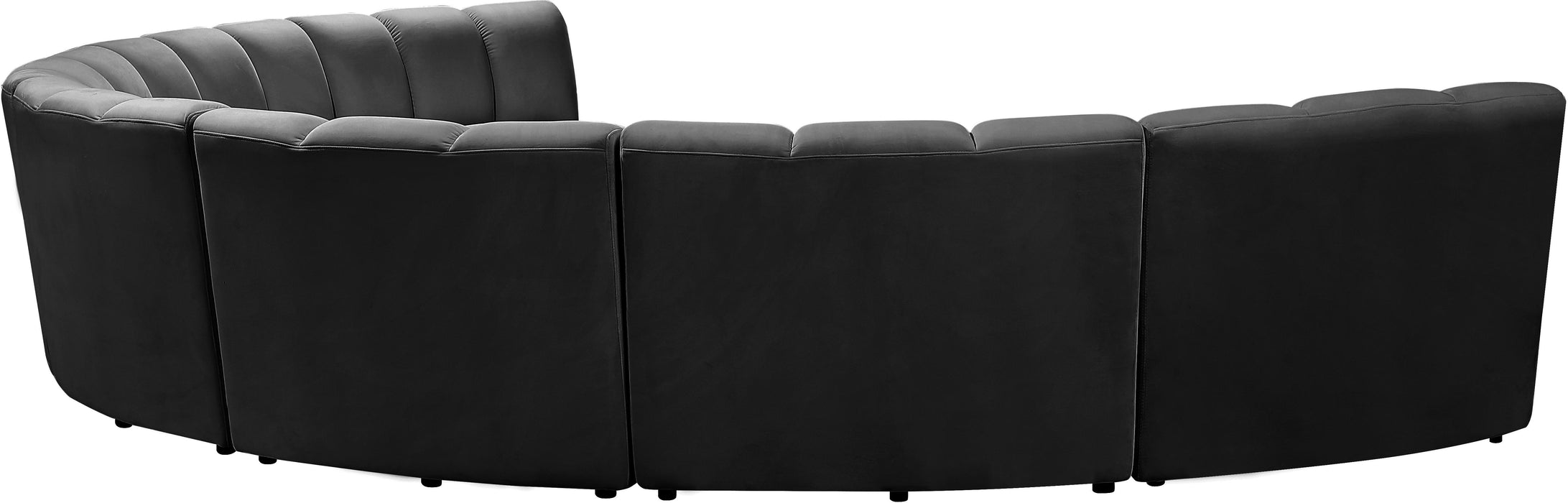 Infinity Grey Velvet 7pc. Modular Sectional - Just Furniture (PA) - Multi Location