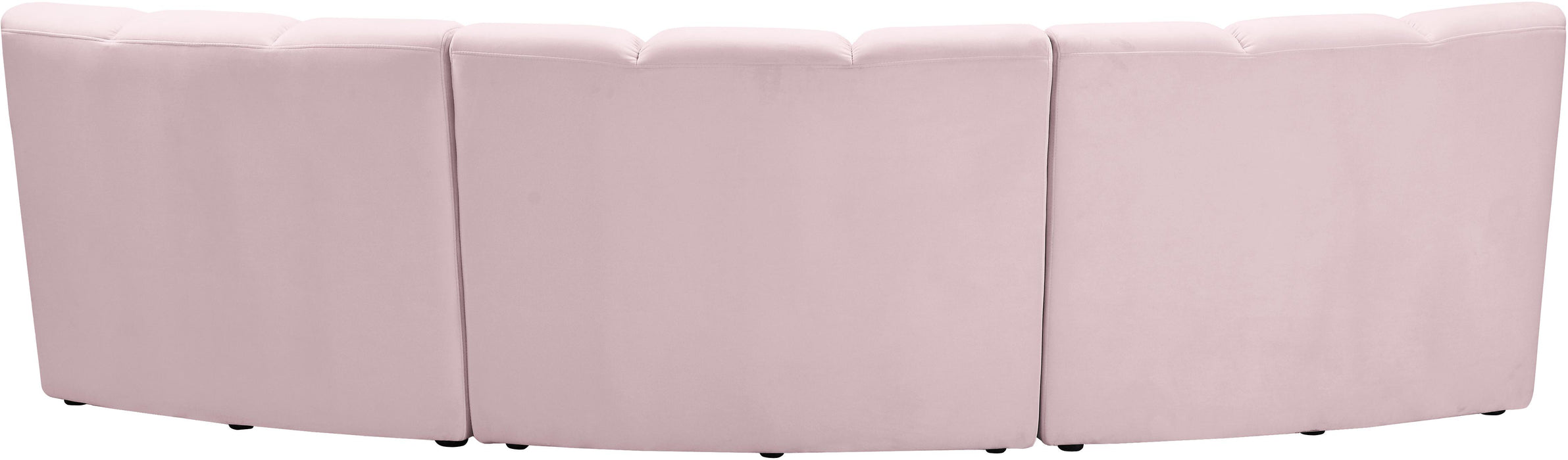Infinity Pink Velvet 3pc. Modular Sectional - Just Furniture (PA) - Multi Location
