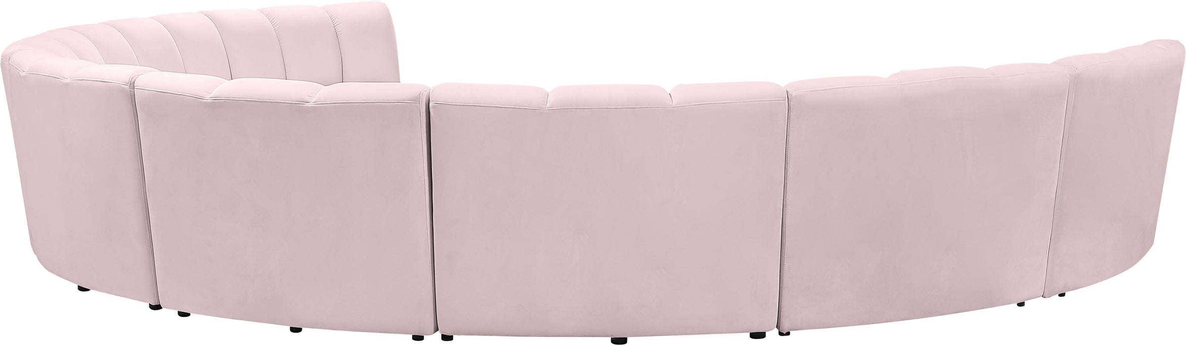 Infinity Pink Velvet 8pc. Modular Sectional - Just Furniture (PA) - Multi Location