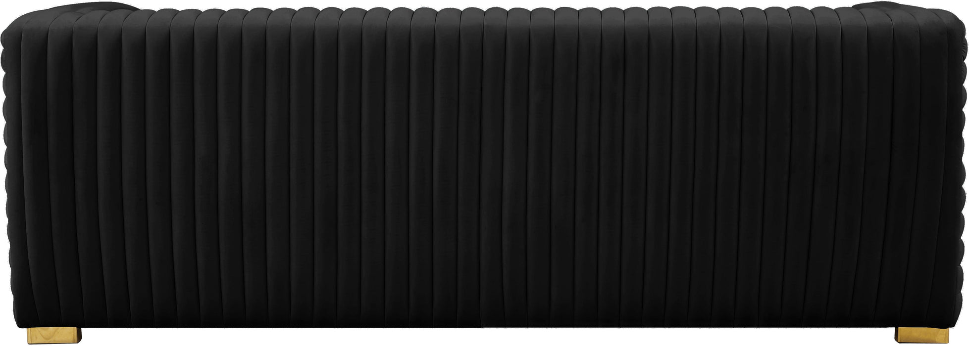 Ravish Black Velvet Sofa - Just Furniture (PA) - Multi Location