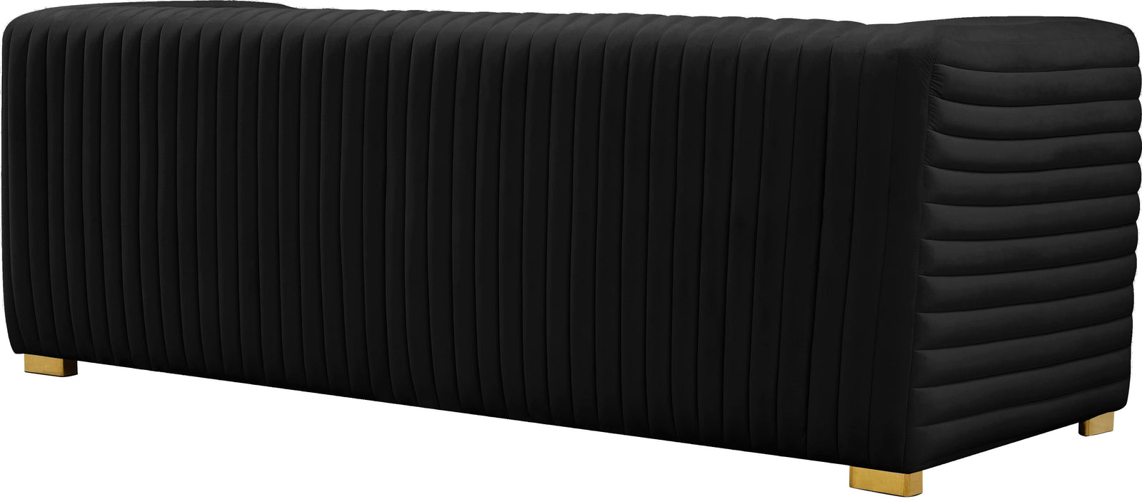 Ravish Black Velvet Sofa - Just Furniture (PA) - Multi Location