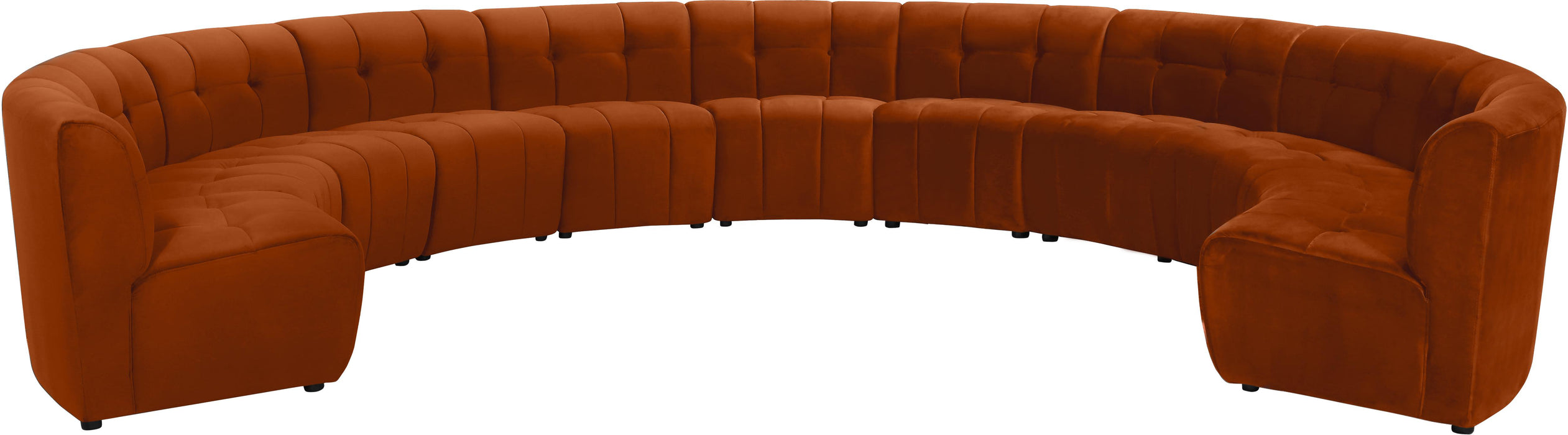 Limitless Cognac Velvet 11pc. Modular Sectional - Just Furniture (PA) - Multi Location