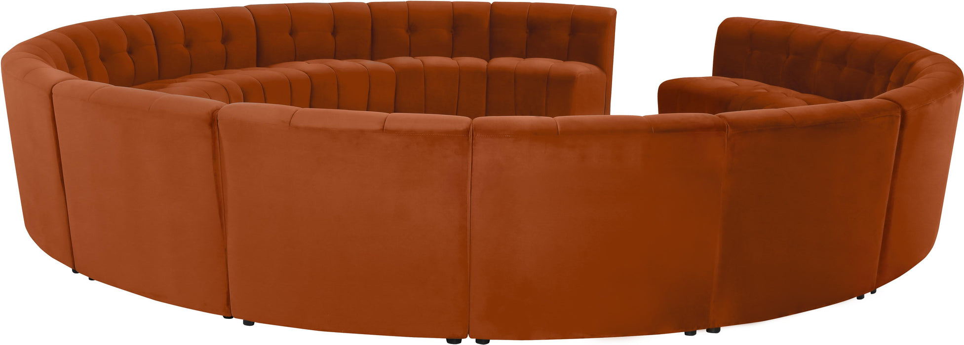 Limitless Cognac Velvet 15pc. Modular Sectional - Just Furniture (PA) - Multi Location