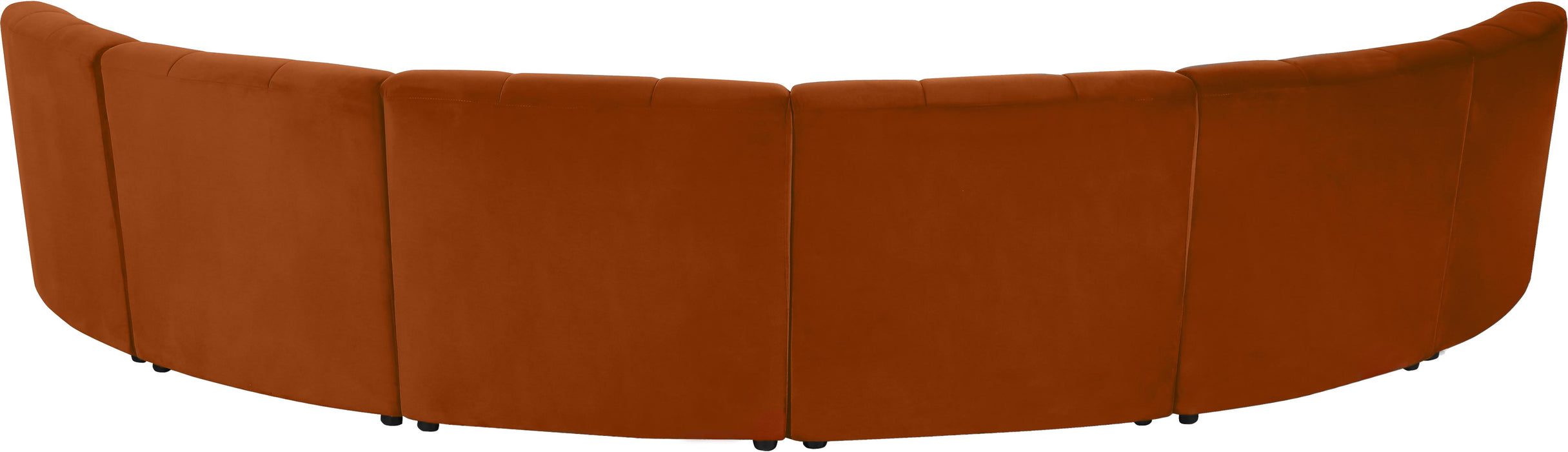 Limitless Cognac Velvet 6pc. Modular Sectional - Just Furniture (PA) - Multi Location