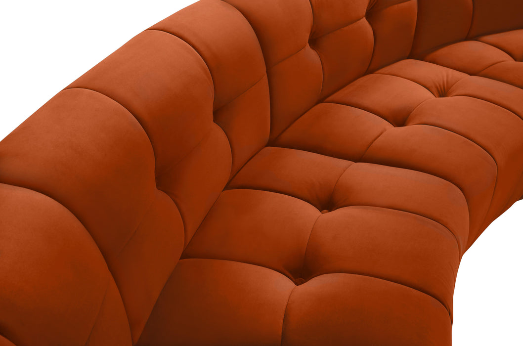 Limitless Cognac Velvet 6pc. Modular Sectional - Just Furniture (PA) - Multi Location