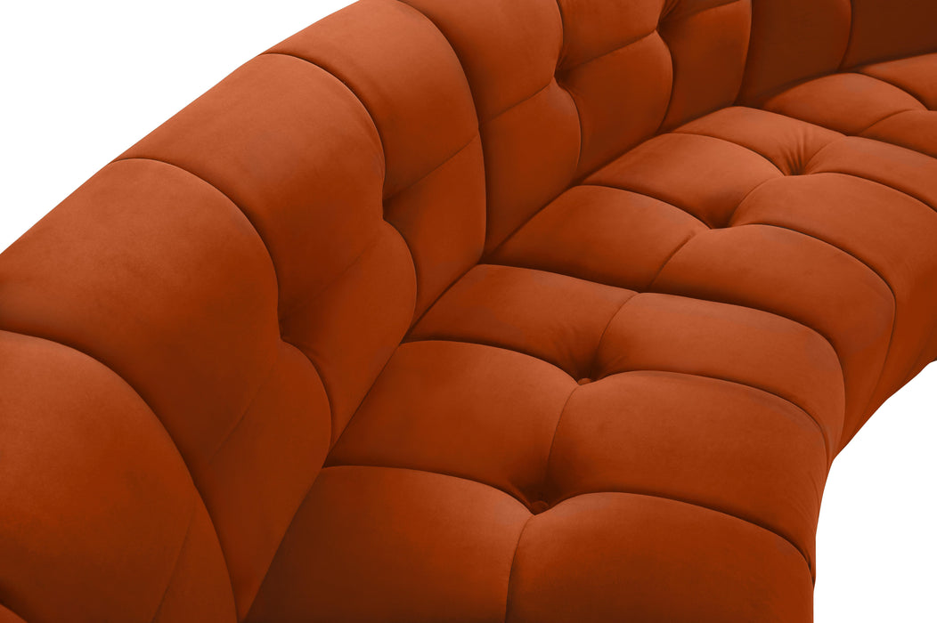 Limitless Cognac Velvet 9pc. Modular Sectional - Just Furniture (PA) - Multi Location