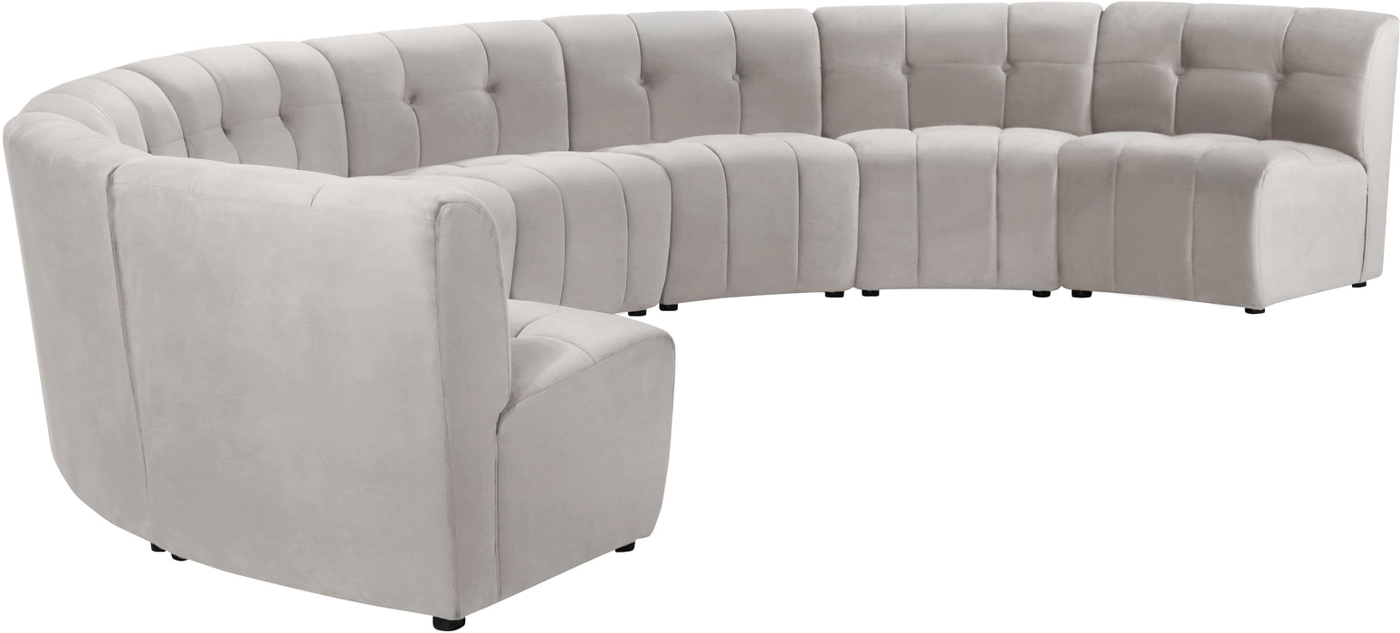 Limitless Cream Velvet 8pc. Modular Sectional - Just Furniture (PA) - Multi Location