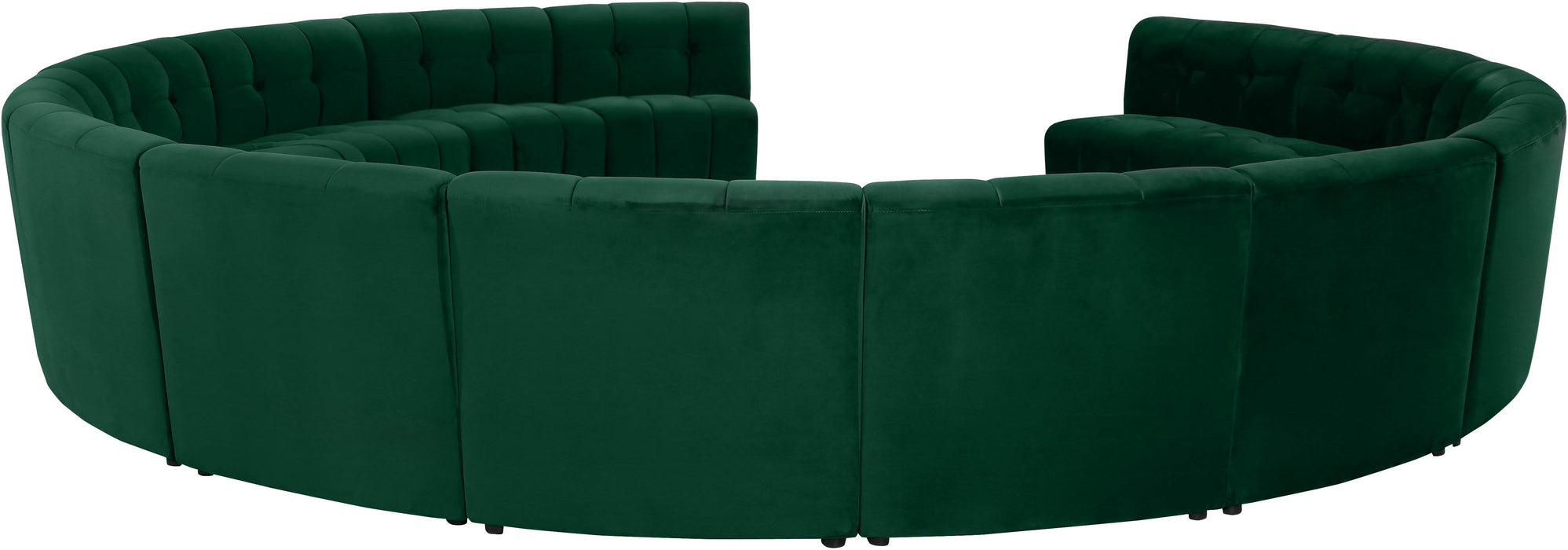 Limitless Green Velvet 14pc. Modular Sectional - Just Furniture (PA) - Multi Location