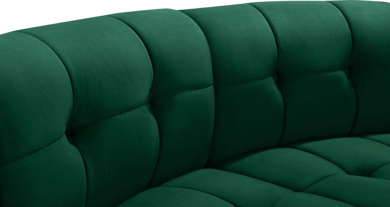 Limitless Green Velvet 2pc. Modular Sectional - Just Furniture (PA) - Multi Location