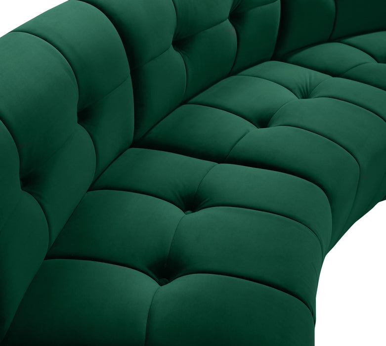 Limitless Green Velvet 2pc. Modular Sectional - Just Furniture (PA) - Multi Location