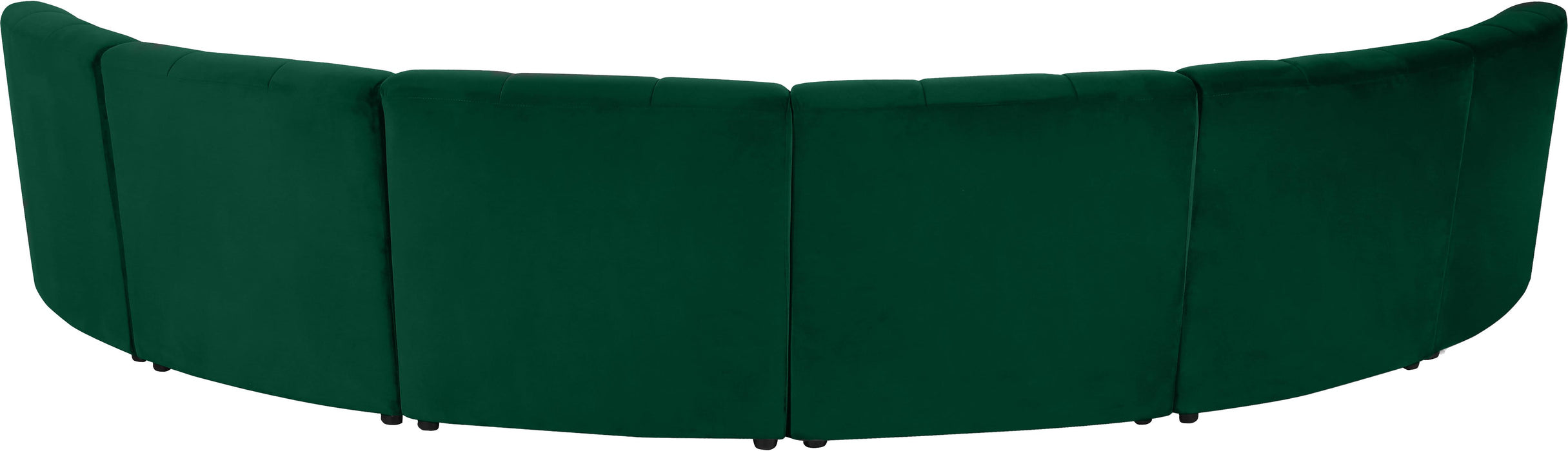 Limitless Green Velvet 6pc. Modular Sectional - Just Furniture (PA) - Multi Location