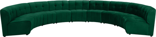 Limitless Green Velvet 9pc. Modular Sectional - Just Furniture (PA) - Multi Location
