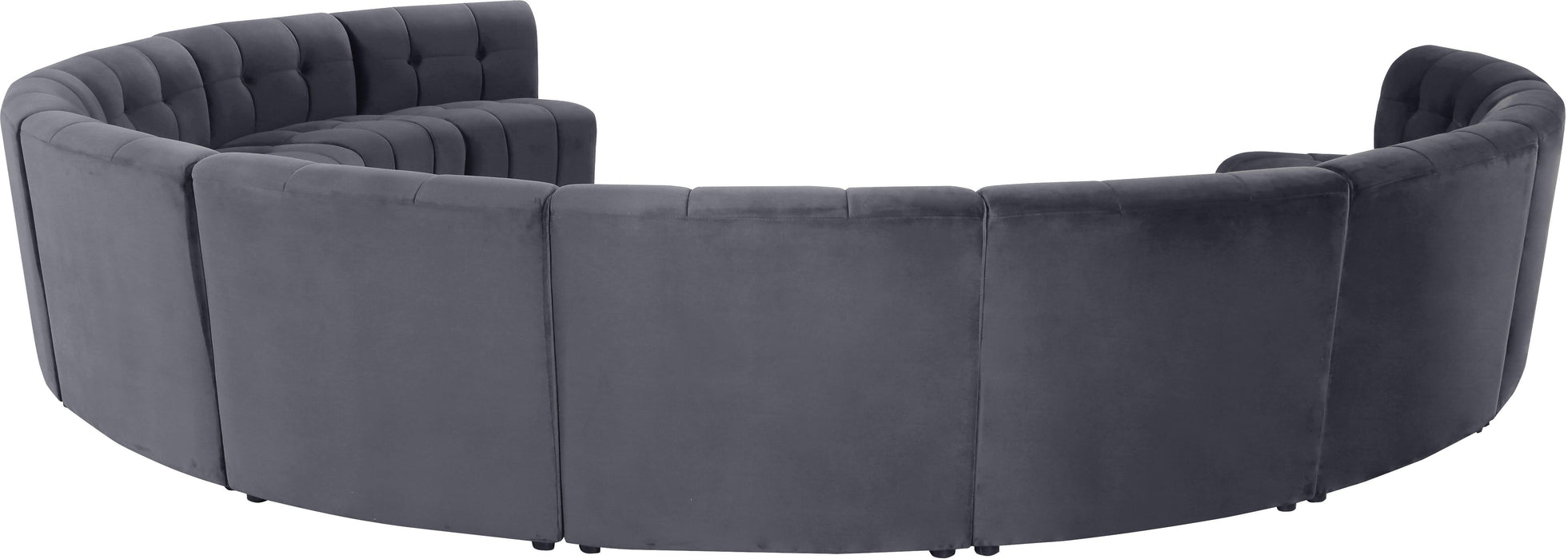 Limitless Grey Velvet 11pc. Modular Sectional - Just Furniture (PA) - Multi Location