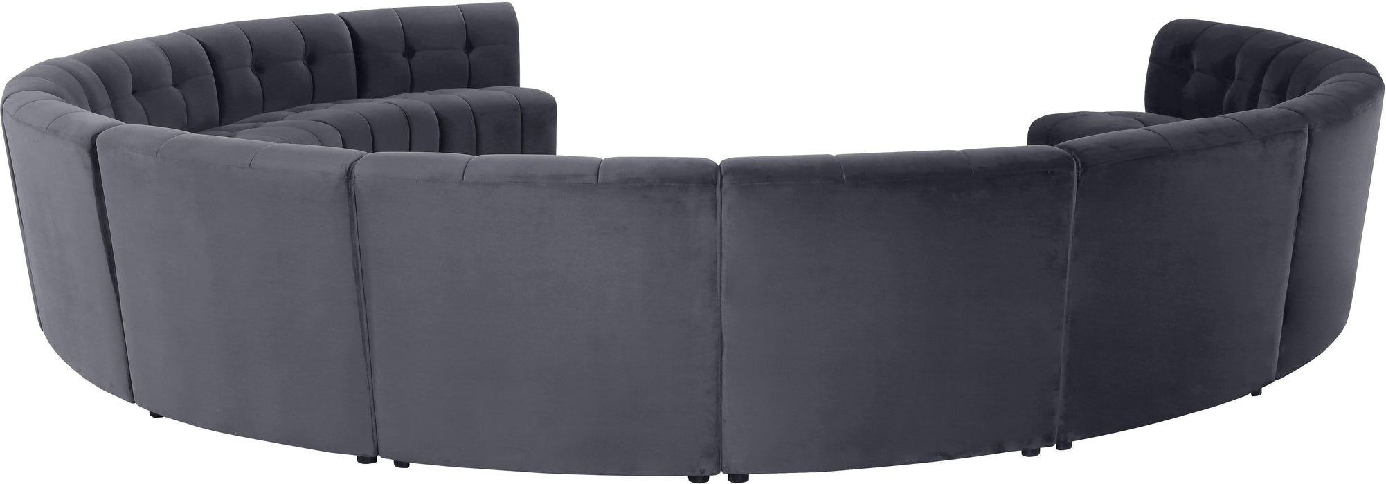 Limitless Grey Velvet 12pc. Modular Sectional - Just Furniture (PA) - Multi Location