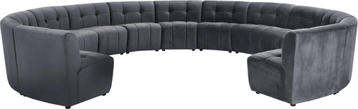 Limitless Grey Velvet 13pc. Modular Sectional - Just Furniture (PA) - Multi Location
