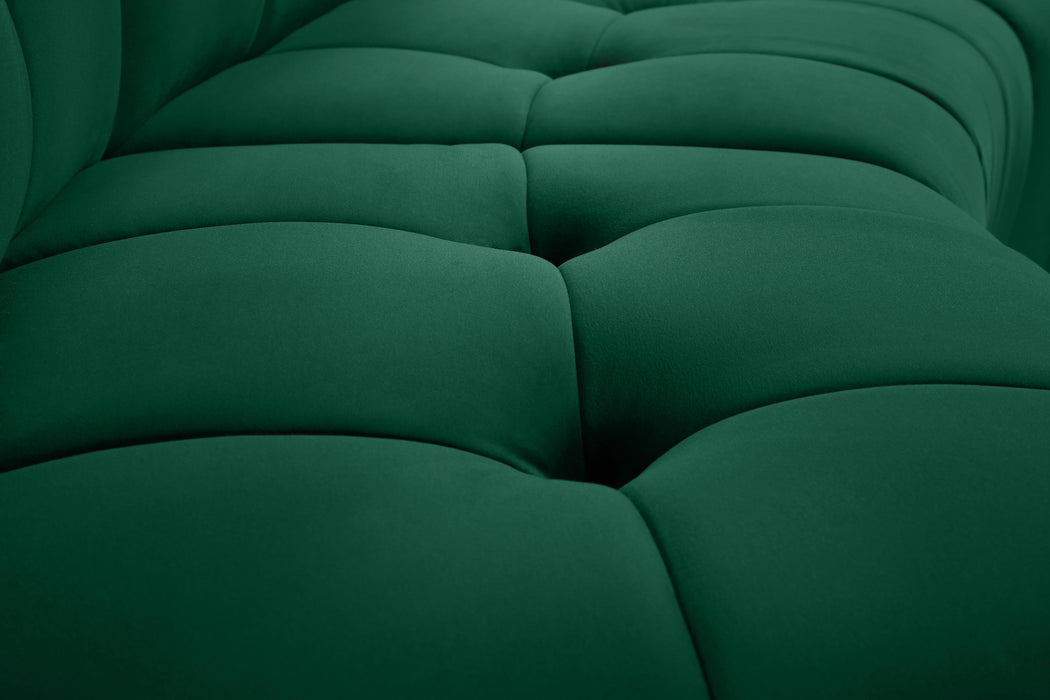 Limitless Green Velvet 14pc. Modular Sectional - Just Furniture (PA) - Multi Location