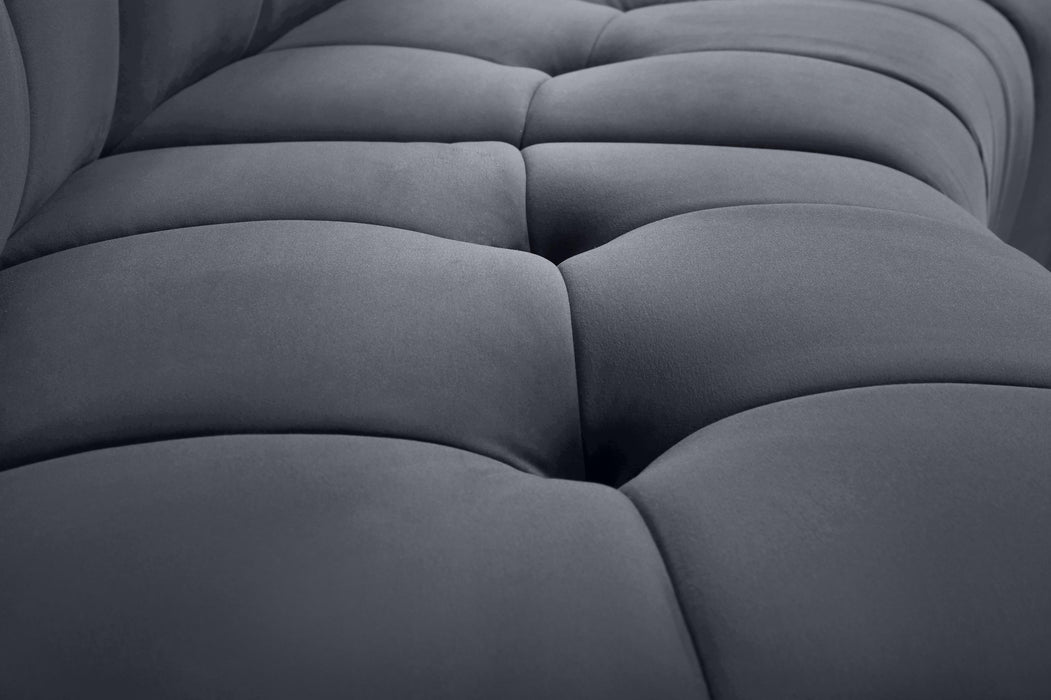 Limitless Grey Velvet 12pc. Modular Sectional - Just Furniture (PA) - Multi Location