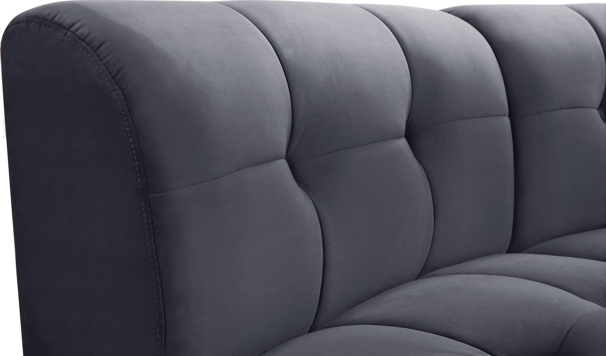 Limitless Grey Velvet 14pc. Modular Sectional - Just Furniture (PA) - Multi Location