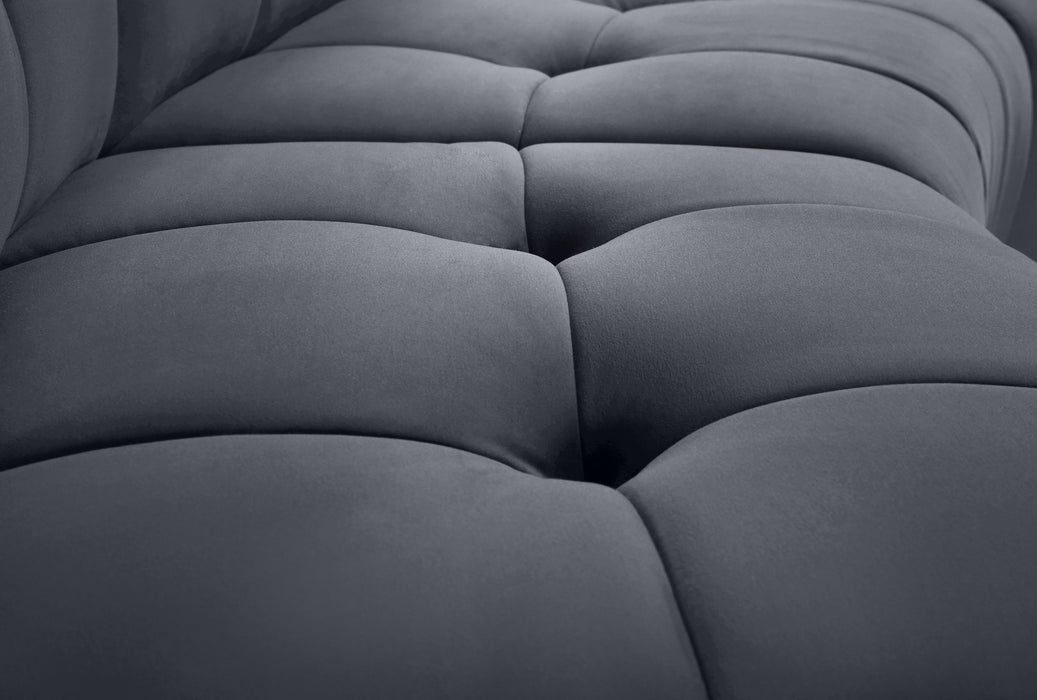 Limitless Grey Velvet 15pc. Modular Sectional - Just Furniture (PA) - Multi Location