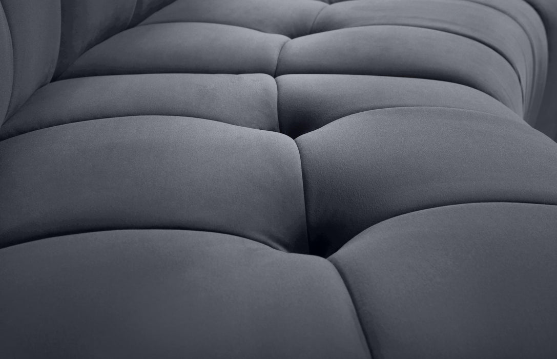 Limitless Grey Velvet 13pc. Modular Sectional - Just Furniture (PA) - Multi Location