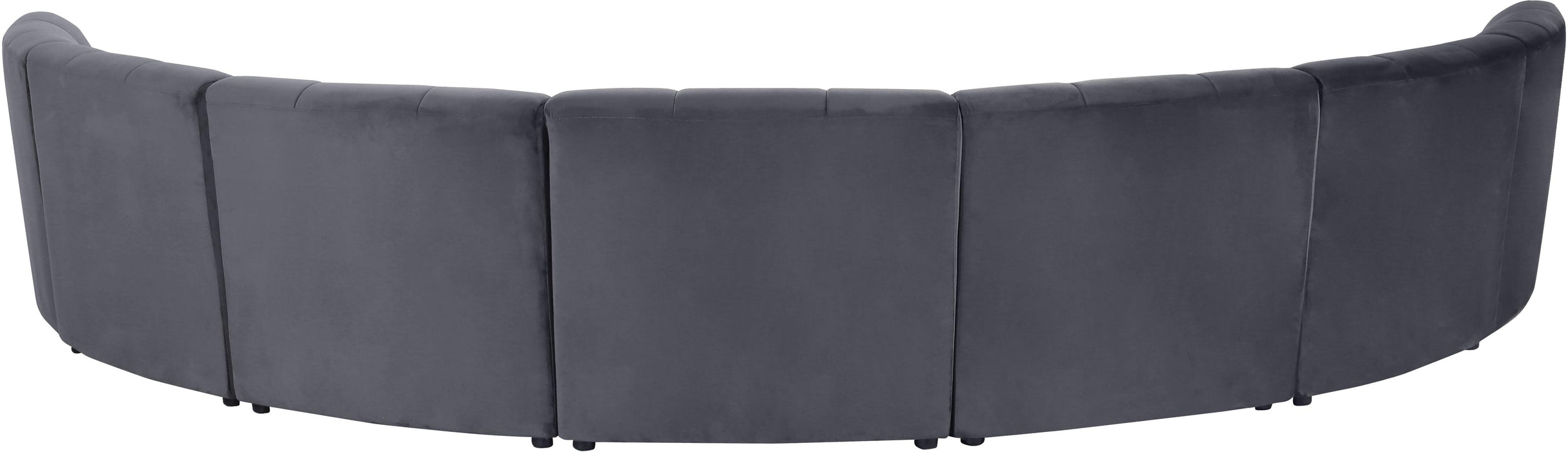 Limitless Grey Velvet 7pc. Modular Sectional - Just Furniture (PA) - Multi Location