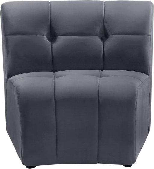 Limitless Grey Velvet Modular Chair - Just Furniture (PA) - Multi Location