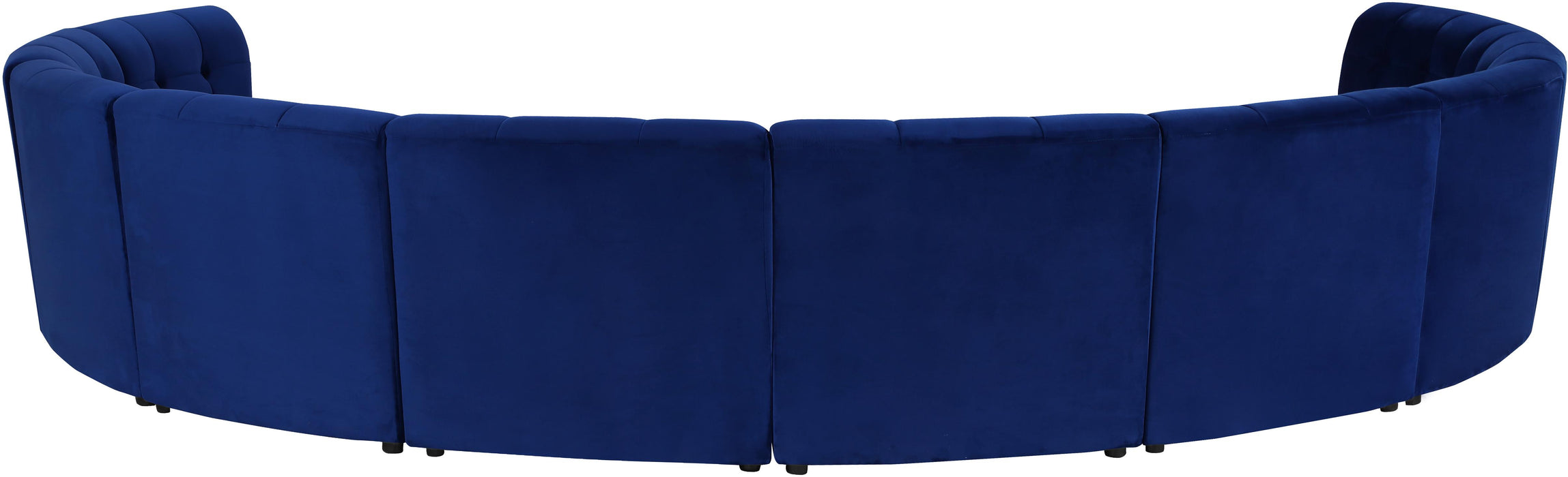 Limitless Navy Velvet 10pc. Modular Sectional - Just Furniture (PA) - Multi Location