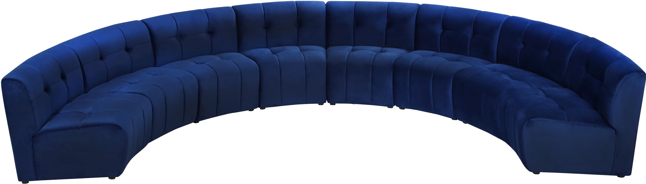 Limitless Navy Velvet 8pc. Modular Sectional - Just Furniture (PA) - Multi Location
