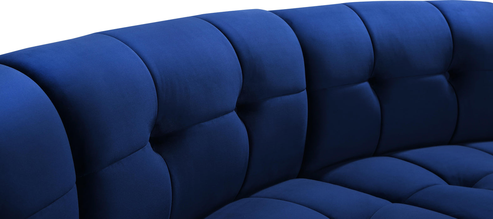 Limitless Navy Velvet 15pc. Modular Sectional - Just Furniture (PA) - Multi Location
